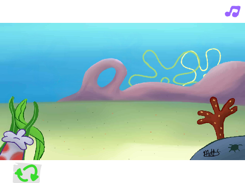 spongebob zoom background