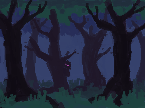 something in the woods