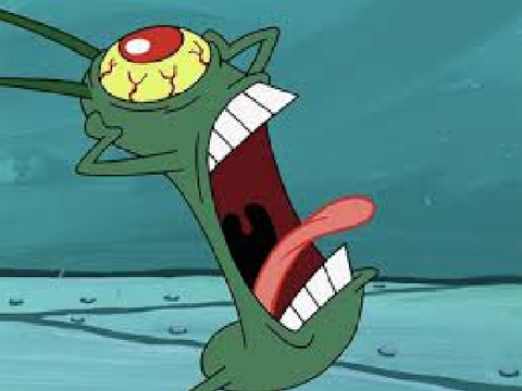 plankton screams the lyrics to let it grow from the lorax