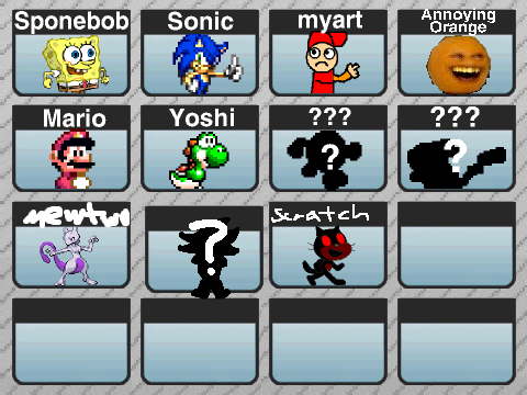 Create your Own Smash Bros. Roster!!! remix remix