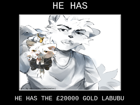 he has the £20000 24 karat gold labeauxbeaux