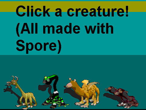 Spore Creatures