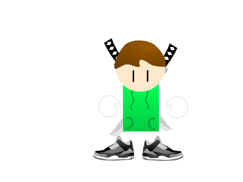 When u update your OC and steal altzer's shoes