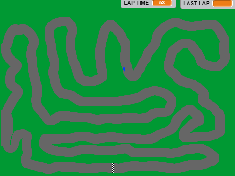 Racing car game