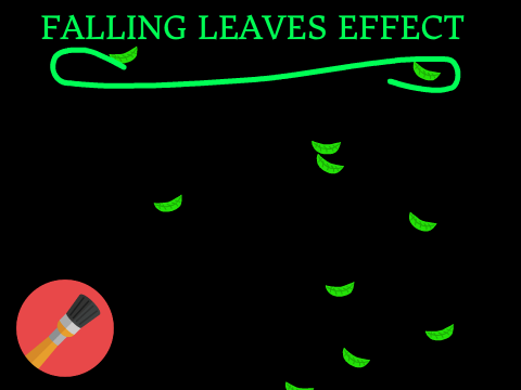 Falling Leaves Effect