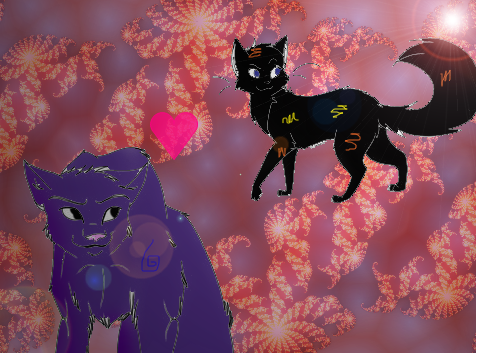 Warrior cat coloring contest entry