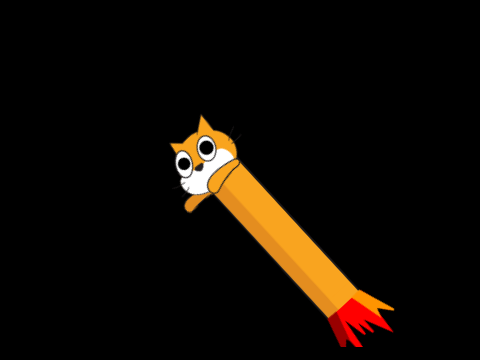 SpaceLongScratch is in space!