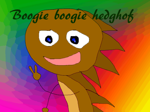 Add your character as a dancing heghog