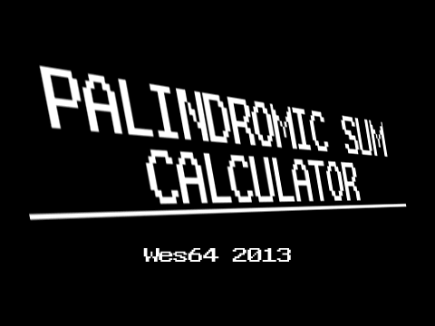 Palindromic Sum