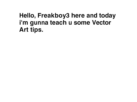 Vector Art Tips