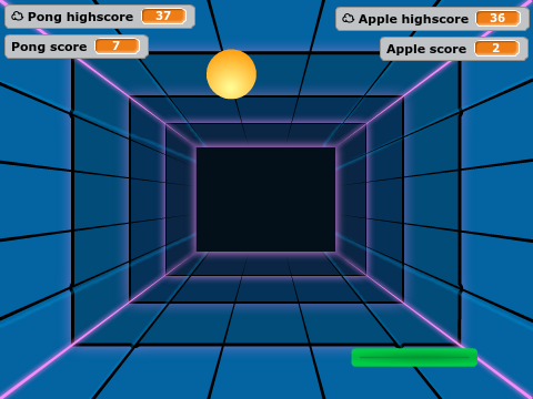 Pong x Catch the apples, Games