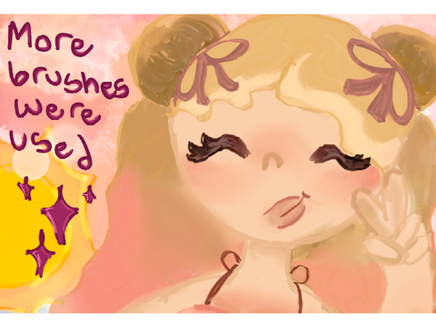 trying to use more brushes on procreate :) 