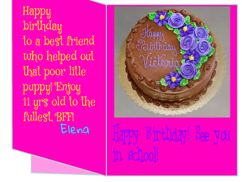 Happy Birthday BFF!! 