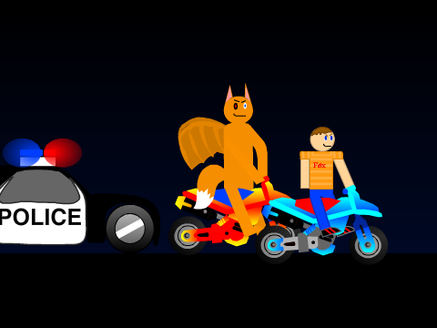 Add yourself Speeding Away Form the Police