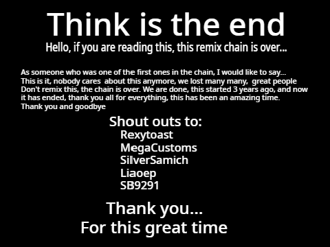 The end