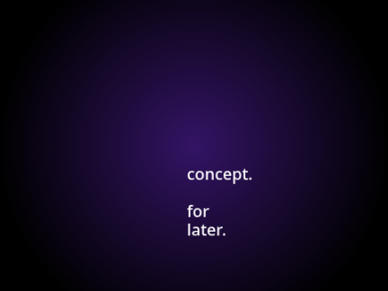 A grand (concept)!