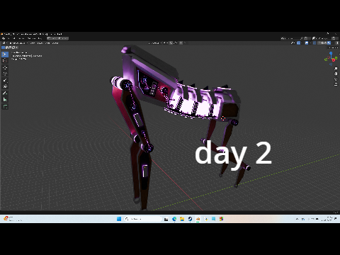 creating a 3d Mechanical creature in 3 days