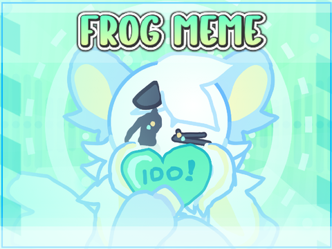 frog meme > (100 followers)