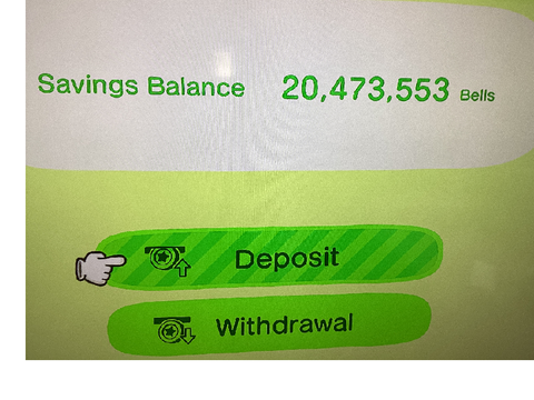 I robbed the bell population in tresaure islands.