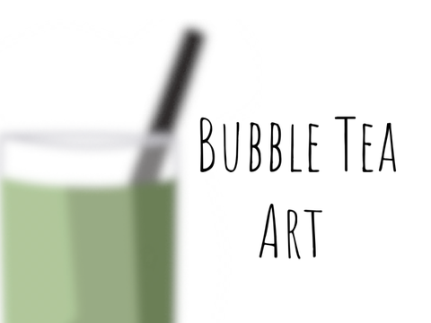 Bubble tea art