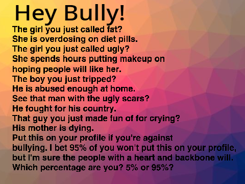 STOP BULLYING 