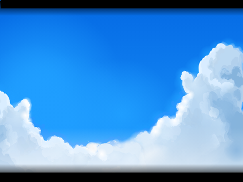 空を描きました