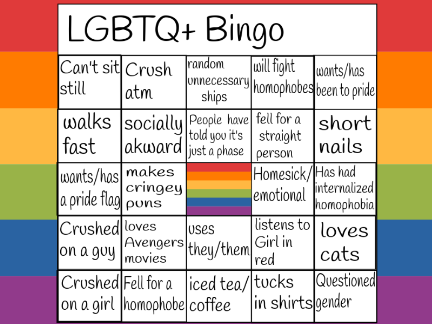 LGBTQ+ Bingo remix