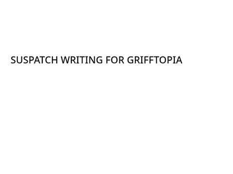 Suspatch Writing