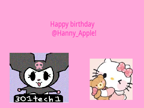Happy Birthday To @Hanny_Apple!