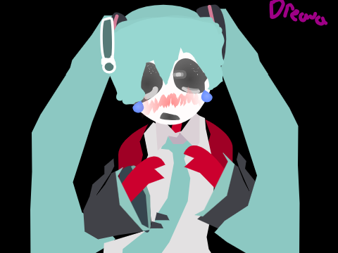 Gangle in a miku cosplay!