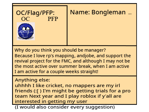 FMC August Manager Election Sign-Ups remix