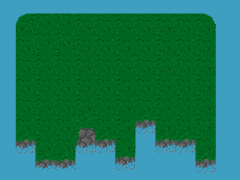 Floating island boss map