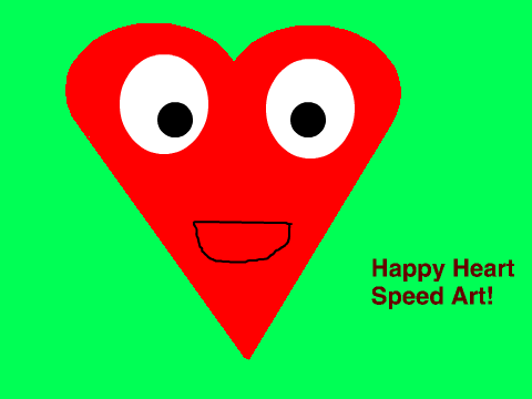 Happy Heart Speed Art <3