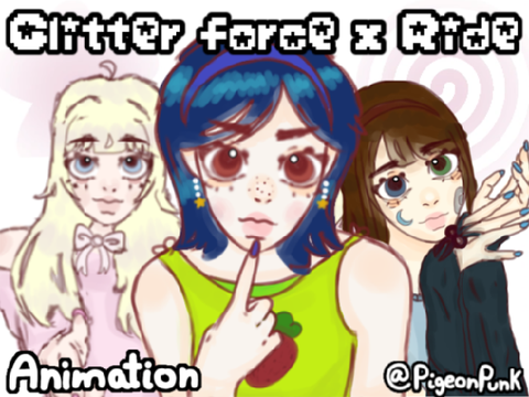 ☆ Animation !! Glitter force x Ride !!