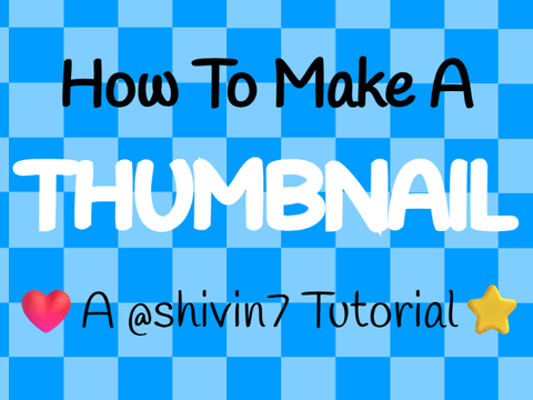 Tutorial - Thumbnails