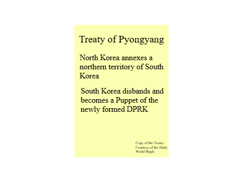 Treaty of Pyongyang(CoG RP)