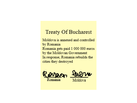 Treaty Of Bucharest(CoG RP)