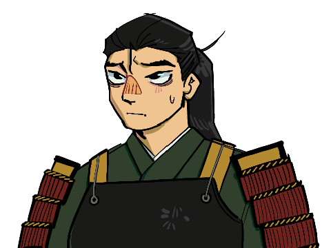 doodle i did of toshiro :3