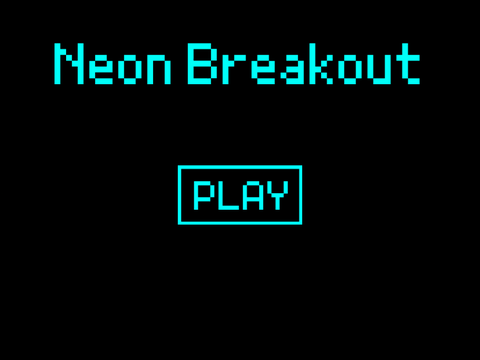 Neon Breakout Improved Version