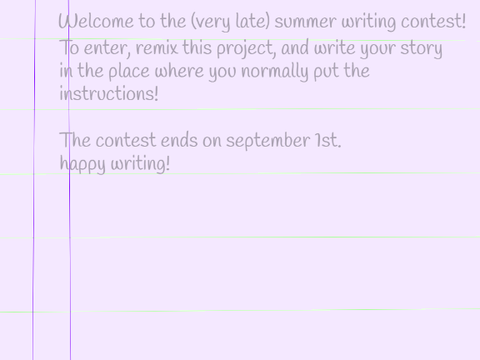 writing contest! 