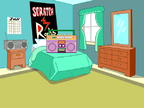 Beatbox on the bed