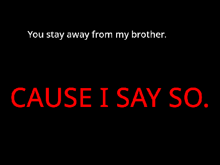 My younger brother <3