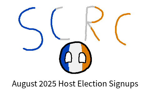 SCRC August 2025 Host Elections Signups