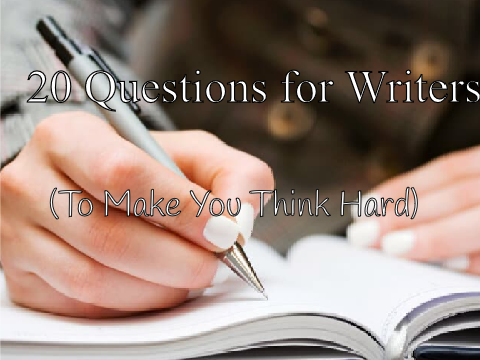20 Questions for Writers - My Answers!