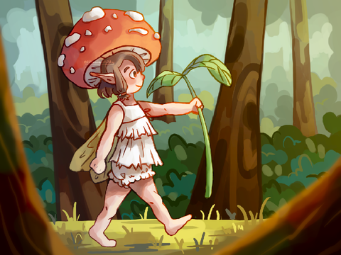 amanita | artfight 2025 #7