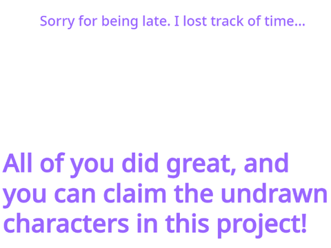 DTA RESULTS!