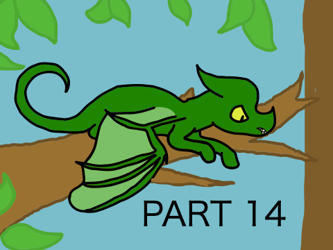 WORK - A leafwing wings of fire map :D Part 14