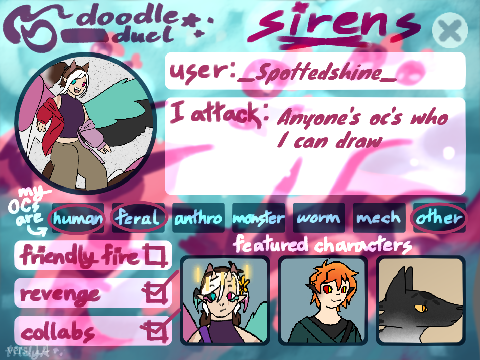Sarah | Sirens  ✦ Doodle Duel