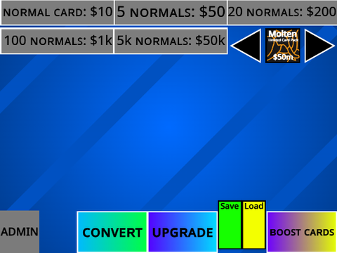 card game on scratch v0.3