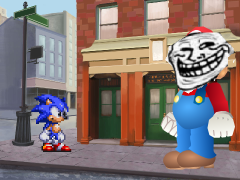 THE EPIC CRAZY LIFE OF SONIC TROLLL FACE